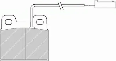 Комплект тормозных колодок, дисковый тормоз PREMIER FERODO купить
