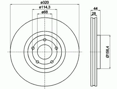 Тормозной диск MINTEX купить