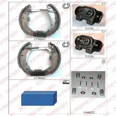 Комплект тормозных колодок DELPHI купить