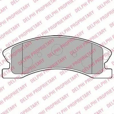 Комплект тормозных колодок, дисковый тормоз DELPHI купить