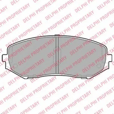 Комплект тормозных колодок, дисковый тормоз DELPHI купить