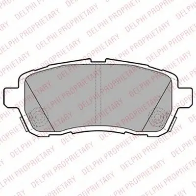 Комплект тормозных колодок, дисковый тормоз DELPHI купить