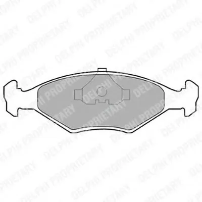 Комплект тормозных колодок, дисковый тормоз DELPHI купить