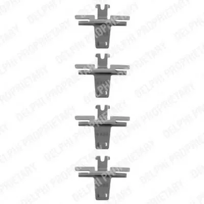 Комплектующие, колодки дискового тормоза DELPHI купить