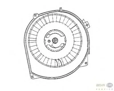 Вентиляция салона BEHR HELLA SERVICE купить