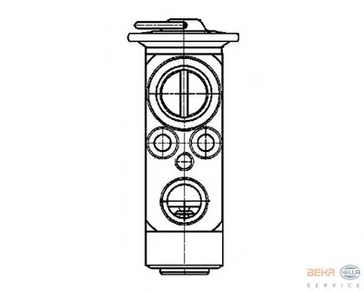 Расширительный клапан, кондиционер BEHR HELLA SERVICE купить