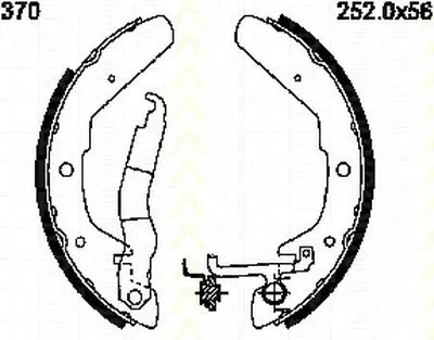 Комплект тормозных колодок TRISCAN купить