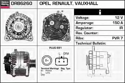 Генератор Remanufactured REMY (Light Duty) DELCO REMY купить