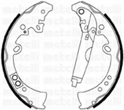 Комплект тормозных колодок METELLI купить