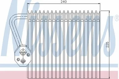 Испаритель, кондиционер NISSENS купить