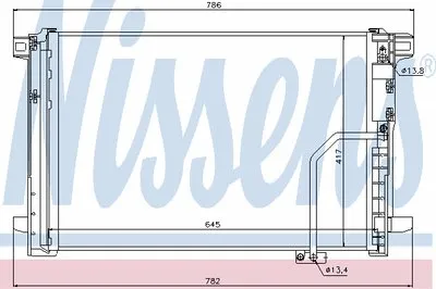 Конденсатор, кондиционер NISSENS купить