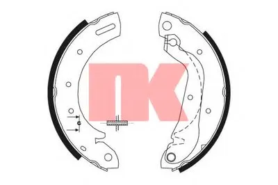 Комплект тормозных колодок NK купить