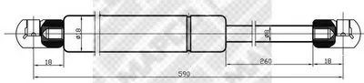Газовая пружина, крышка багажник MAPCO купить