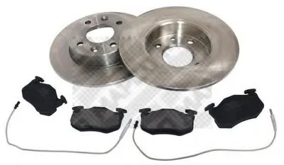 Комплект тормозов, дисковый тормозной механизм MAPCO купить