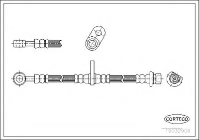 Тормозной шланг CORTECO купить