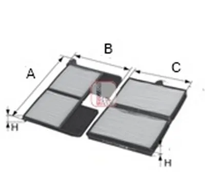 Фильтр, воздух во внутренном пространстве SOFIMA купить