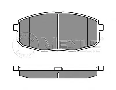 Комплект тормозных колодок, дисковый тормоз MEYLE купить