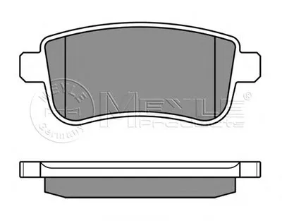 Комплект тормозных колодок, дисковый тормоз MEYLE купить