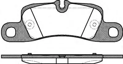 Комплект тормозных колодок, дисковый тормоз REMSA купить
