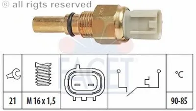 Термовыключатель, вентилятор радиатора FACET купить