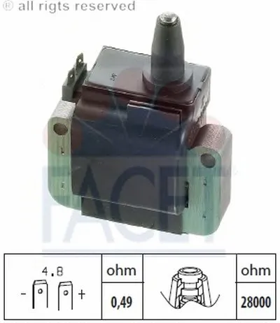 Катушка зажигания FACET купить