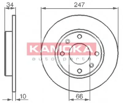 Тормозной диск KAMOKA KAMOKA купить