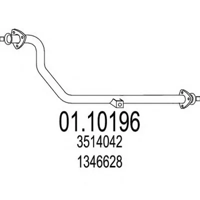 Труба выхлопного газа MTS купить