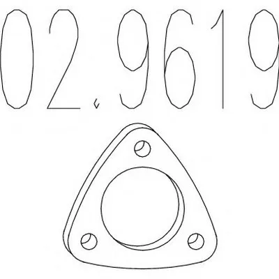 Прокладка, труба выхлопного газа MTS купить