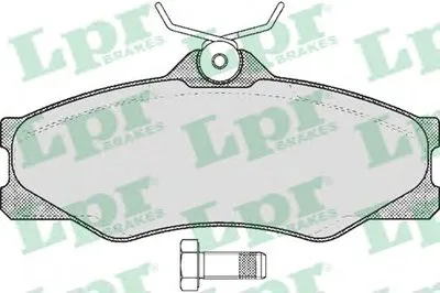 Комплект тормозных колодок, дисковый тормоз LPR купить