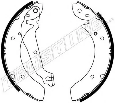 Комплект тормозных колодок TRUSTING купить