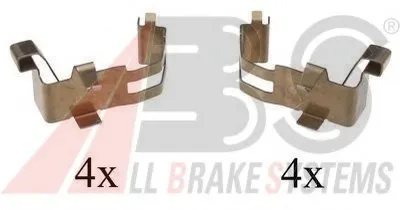 Комплектующие, колодки дискового тормоза A.B.S. купить