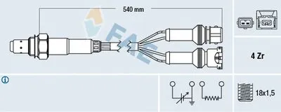 Лямда-зонд FAE купить