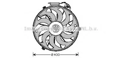 Вентилятор, охлаждение двигателя AVA QUALITY COOLING купить