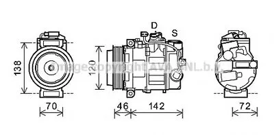 Компрессор, кондиционер AVA QUALITY COOLING купить