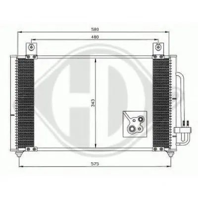 Конденсатор, кондиционер DIEDERICHS купить