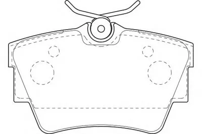 Комплект тормозных колодок, дисковый тормоз DURON купить