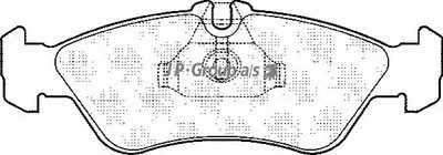 Комплект тормозных колодок, дисковый тормоз QH JP GROUP купить