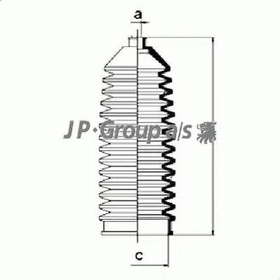 Комплект пылника, рулевое управление QH JP GROUP купить