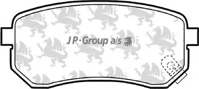 Комплект тормозных колодок, дисковый тормоз QH JP GROUP купить