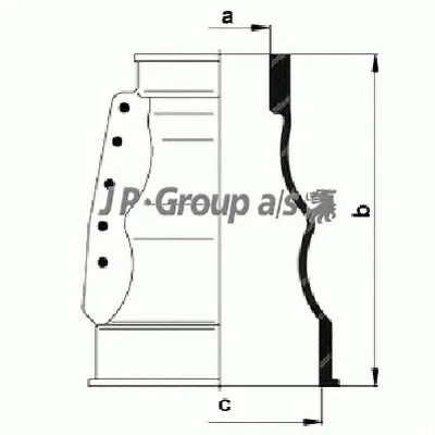 Комплект пылника, приводной вал QH JP GROUP купить