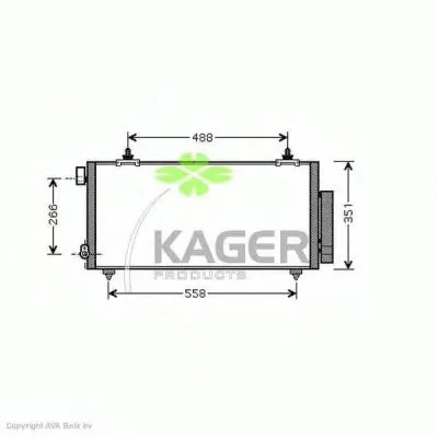 Конденсатор, кондиционер KAGER купить