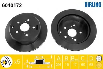 Тормозной диск GIRLING купить