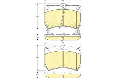 Комплект тормозных колодок, дисковый тормоз GIRLING купить