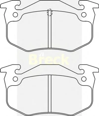 Комплект тормозных колодок, дисковый тормоз BRECK купить
