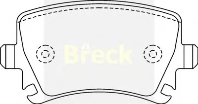 Комплект тормозных колодок, дисковый тормоз BRECK купить