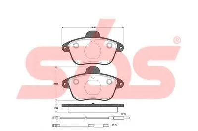 Комплект тормозных колодок, дисковый тормоз sbs купить