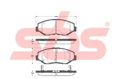 Комплект тормозных колодок, дисковый тормоз sbs купить