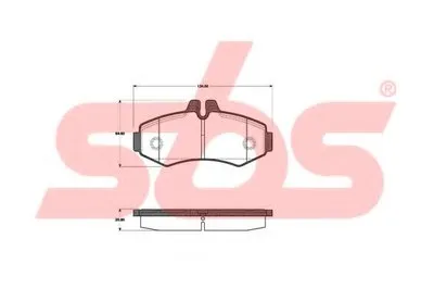 Комплект тормозных колодок, дисковый тормоз sbs купить
