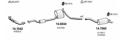 Система выпуска ОГ ASSO купить