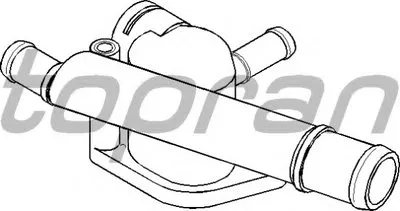 Фланец охлаждающей жидкости